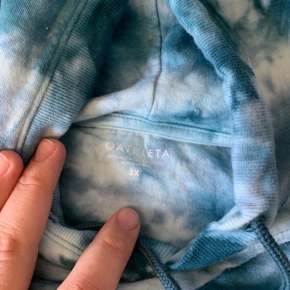 Sundown tie dye hooded sweatshirt - Picture 5 of 7